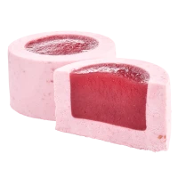 Муссовый десерт с малиной