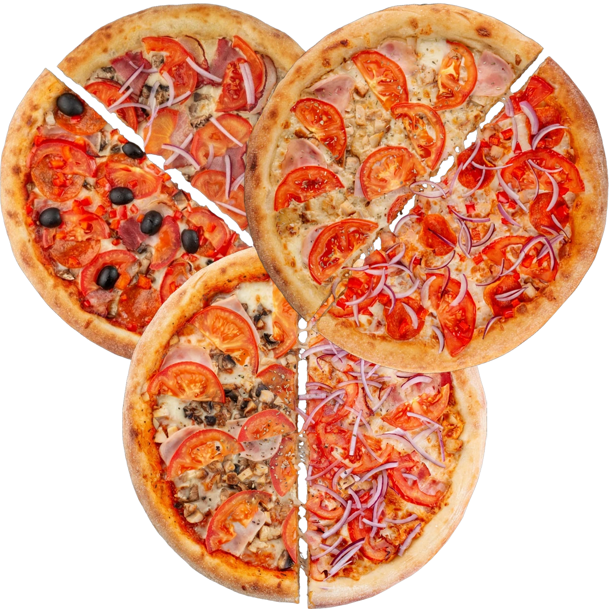 Сет пицц "мясной микс" 30см