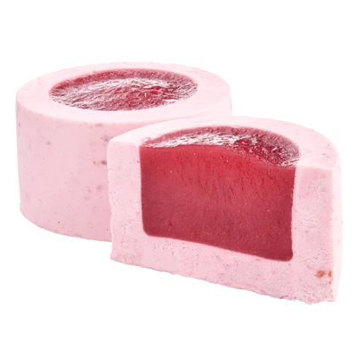 Муссовый десерт с малиной