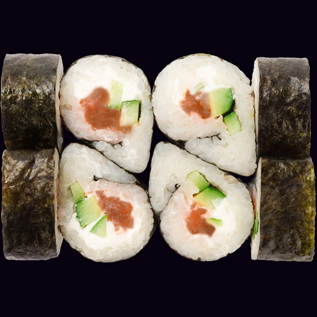 Осака с маринованным лососем