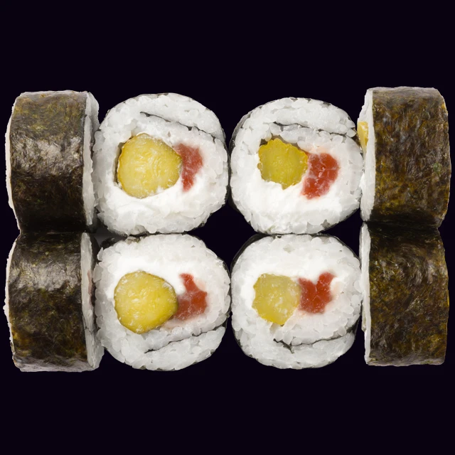 Тейшоку с маринованным лососем