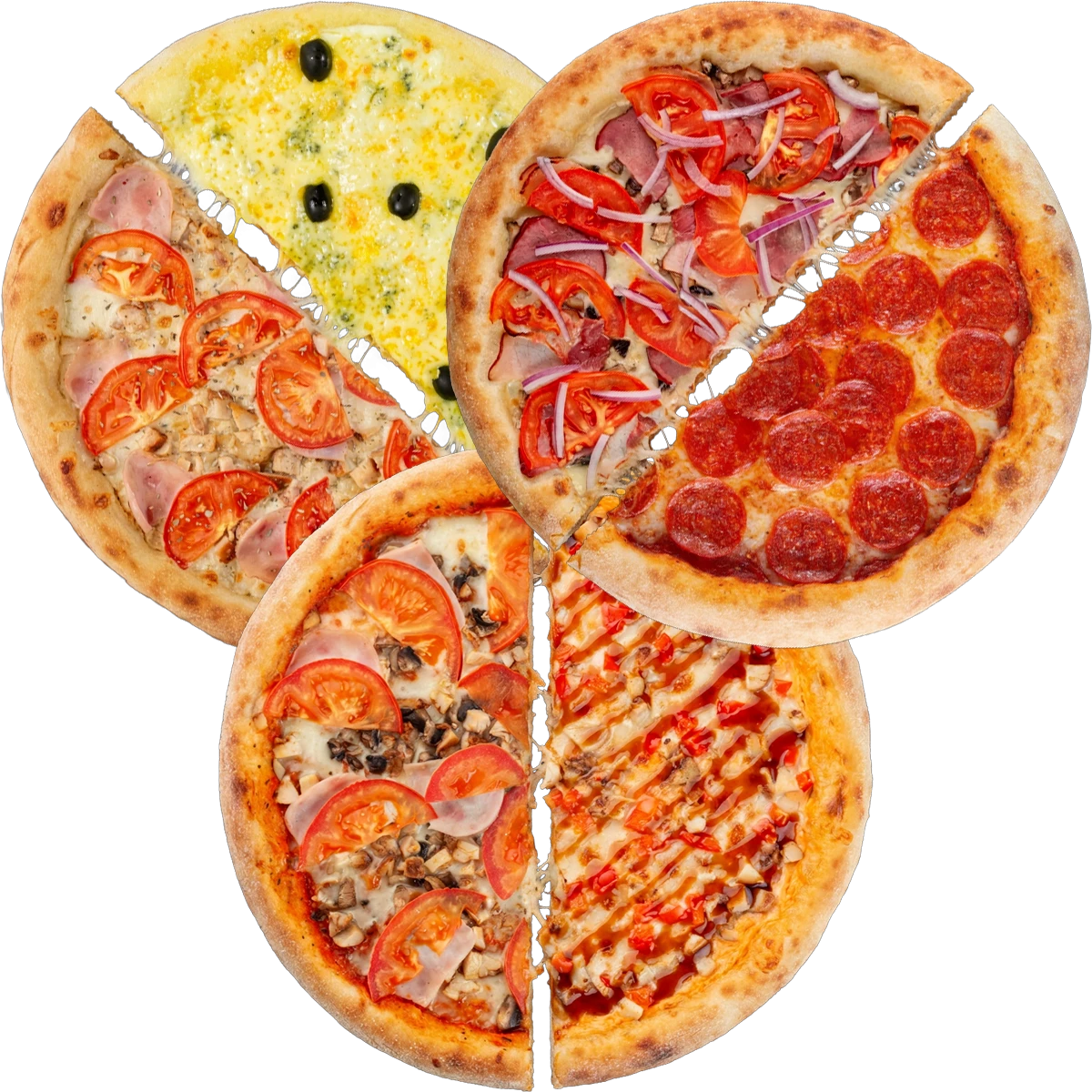 Сет пицц "на всех" 30см