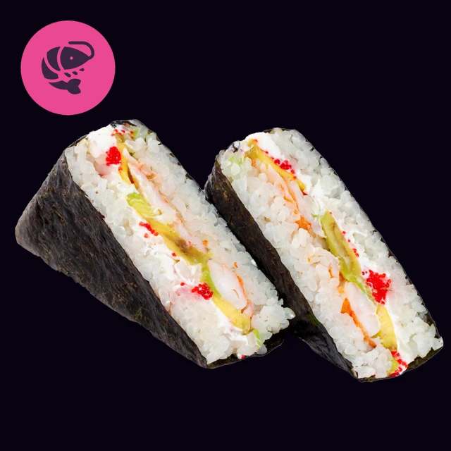 Онигири с креветкой