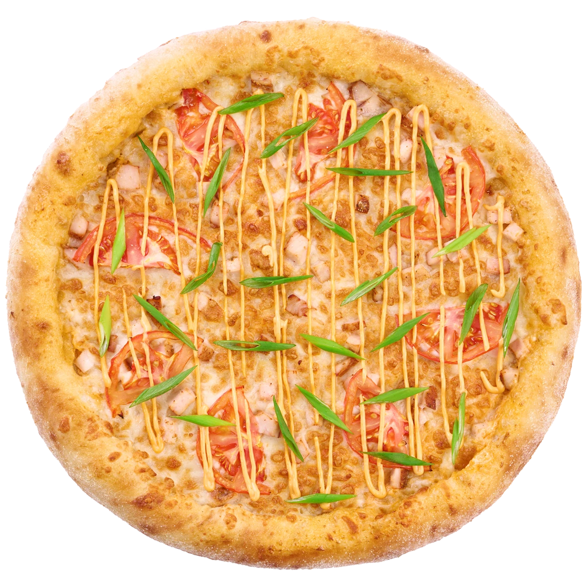 Пицца чикен бургер 25см